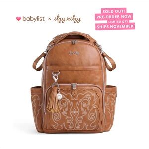 Babylist x Itzy Ritzy Saddle Boss Plus Large Diaper Bag Backpack
